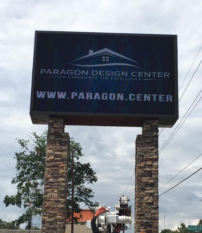 LED readerboard sign